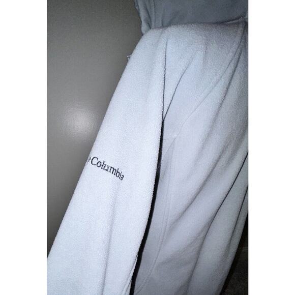 Columbia Women's Size L Full-Zip Gray Blue Polar‎ Fleece Jacket - Picture 4 of 8
